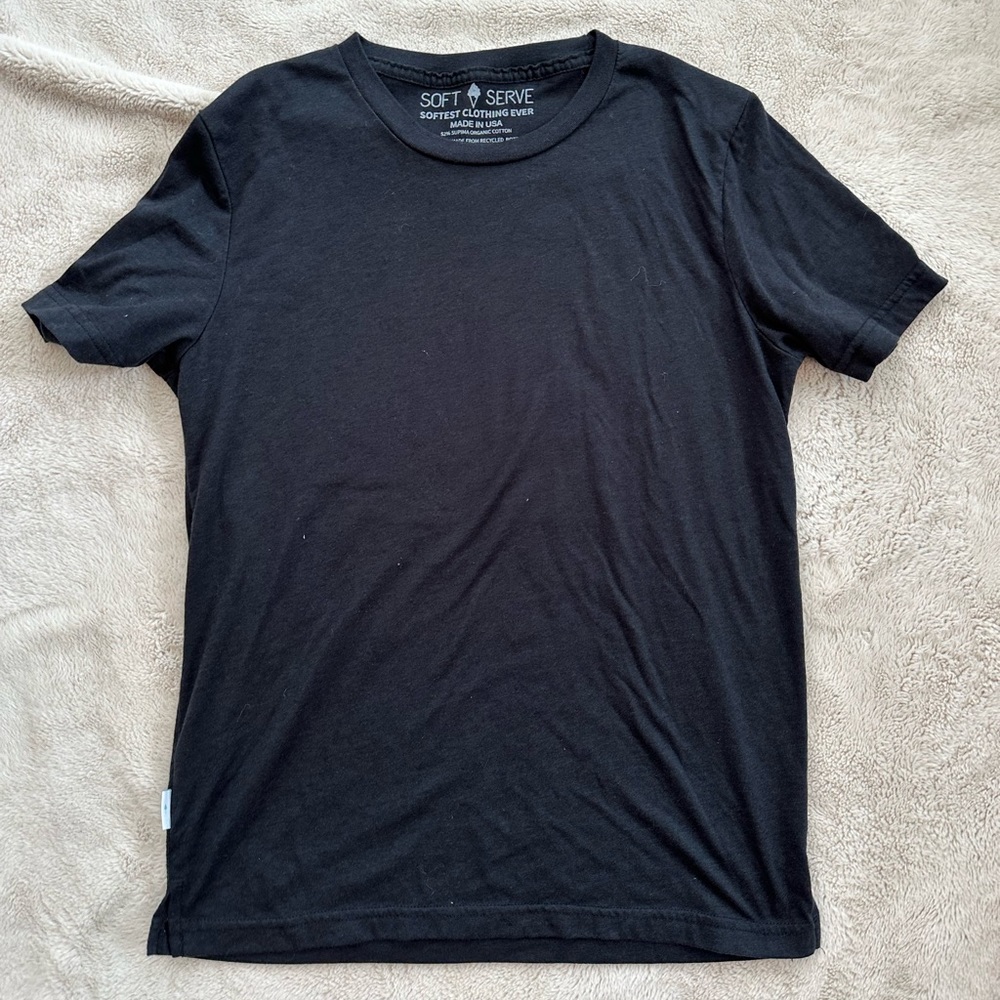 Soft Serve Clothing Organic Cotton Sustainable Basic Tee Shirt